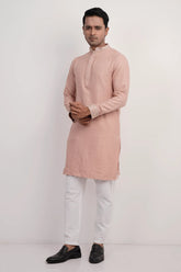 Men Premium Panjabi (Coral)